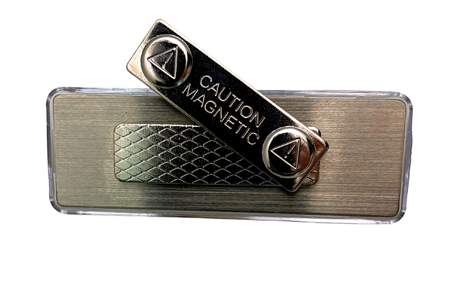 Magnetic name tag backing